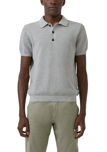 Strick-Poloshirt