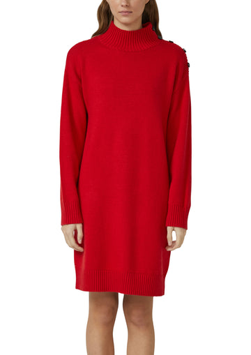 Strickkleid mit dekorativen Knöpfen