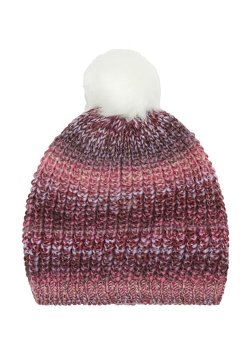 Strickmütze mit Fleece-Einsatz