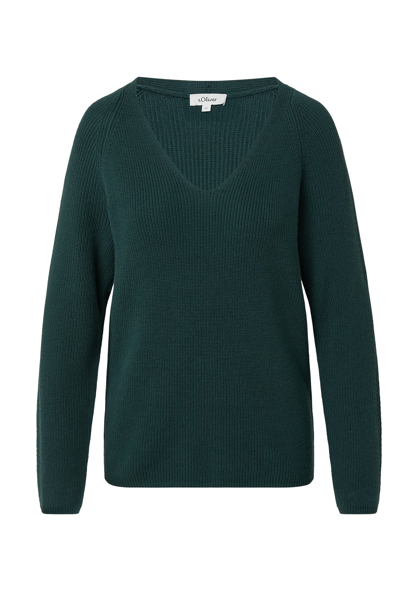 s.Oliver Pullover  dunkelgrün