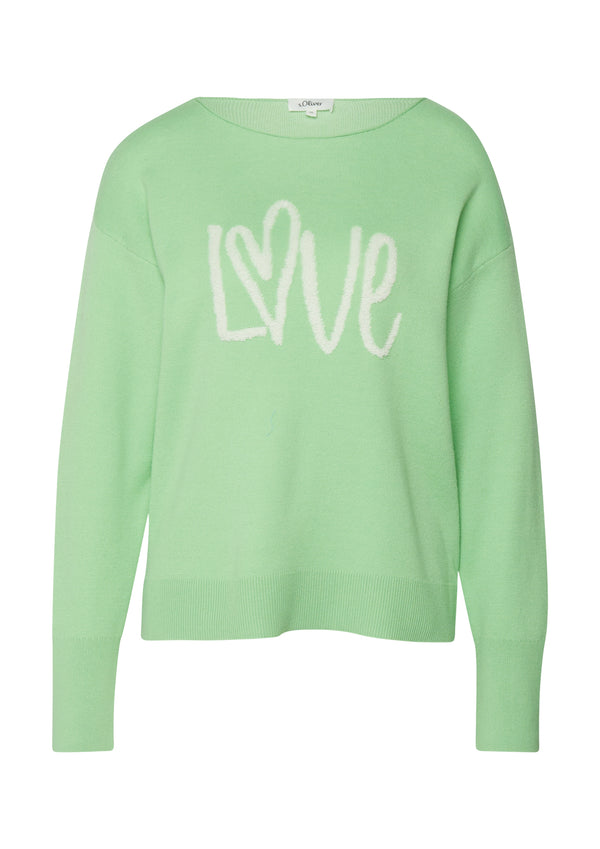 s.Oliver Pullover  hellgrün