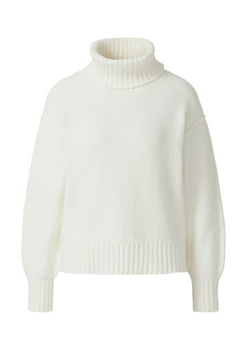 Strickpullover mit Rollkragen