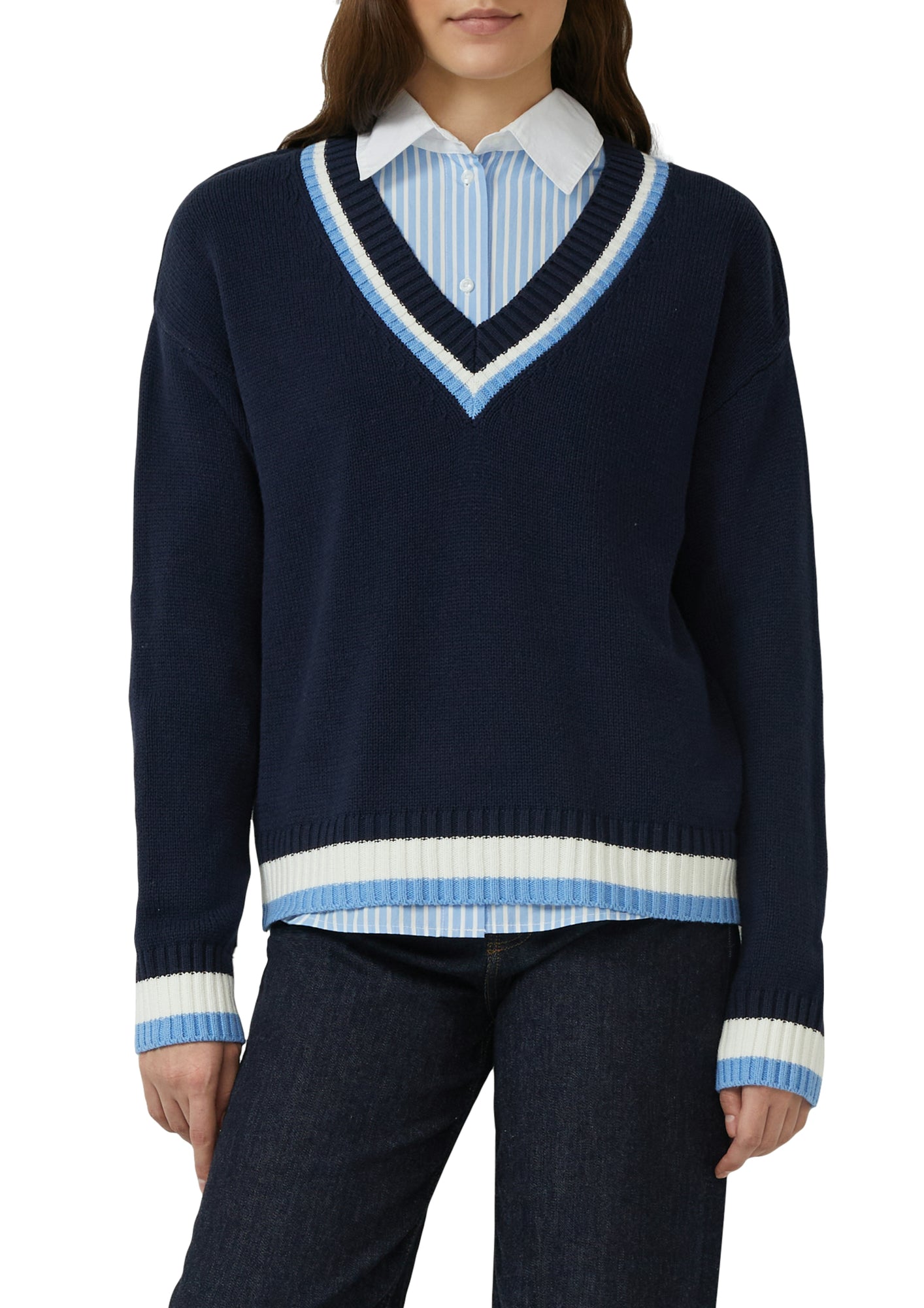 s.Oliver Pullover  dunkelblau
