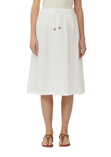 Strukturierter Musselinrock