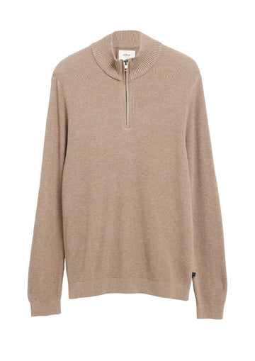 Strukturierter Strickpullover