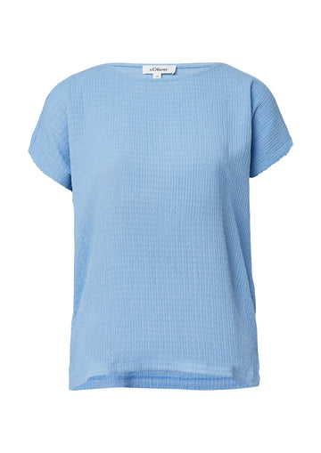 Strukturiertes T-Shirt
