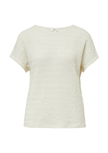 Strukturiertes T-Shirt