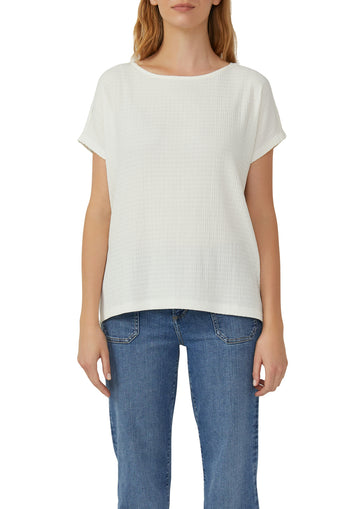 Strukturiertes T-Shirt