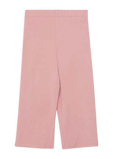 Sweat-Leggings mit Wide Leg und Elastikbund