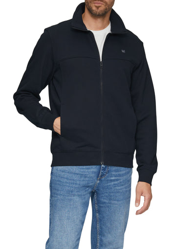 Sweatjacke mit Stehkragen