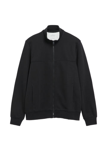 Sweatjacke mit Stehkragen