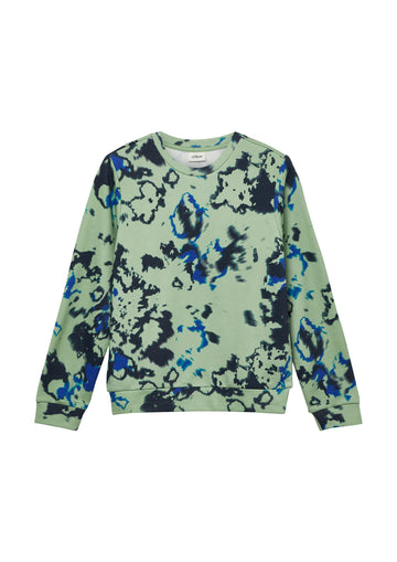 Sweatshirt mit All-over-Print