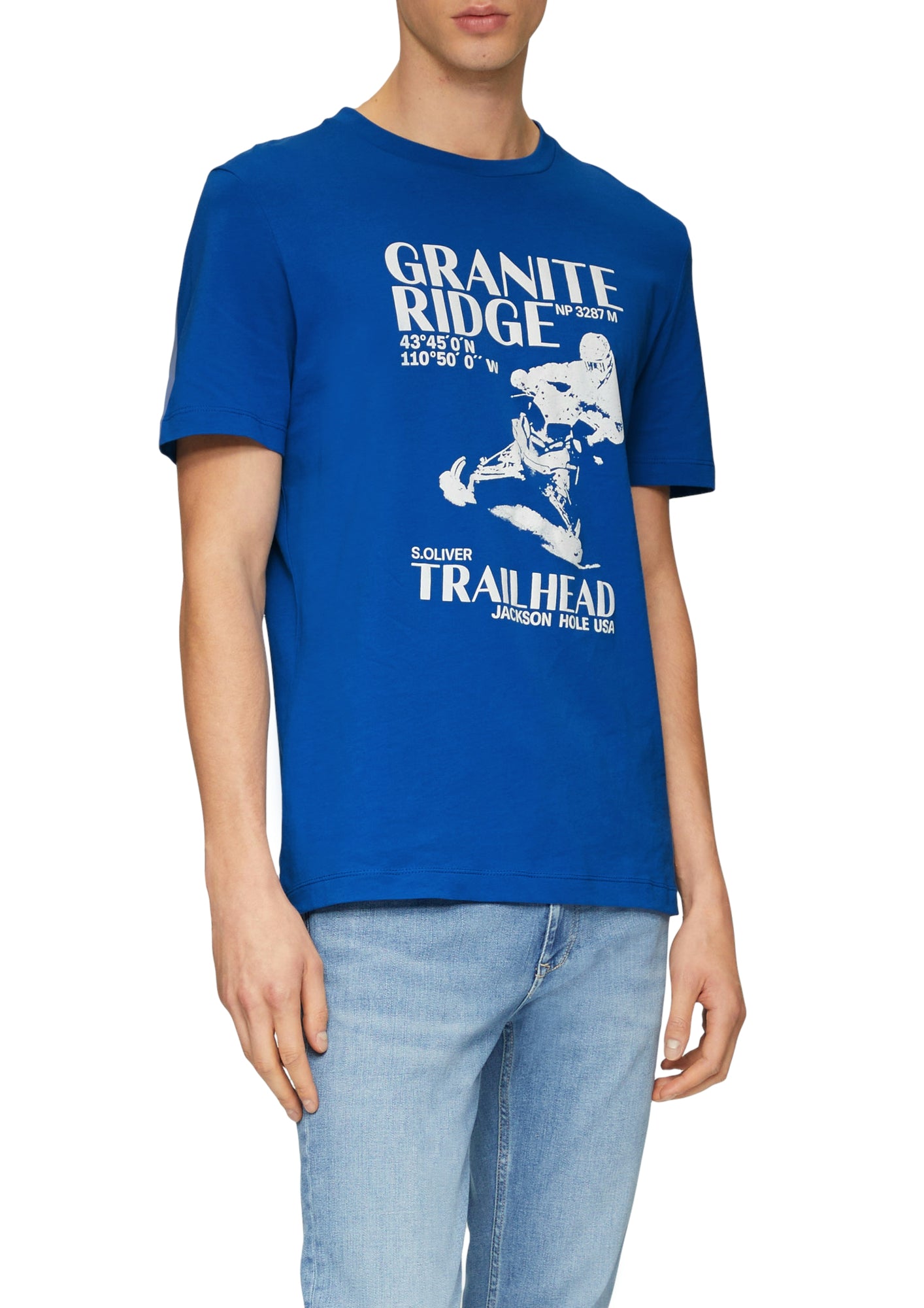s.Oliver T-Shirts  blau