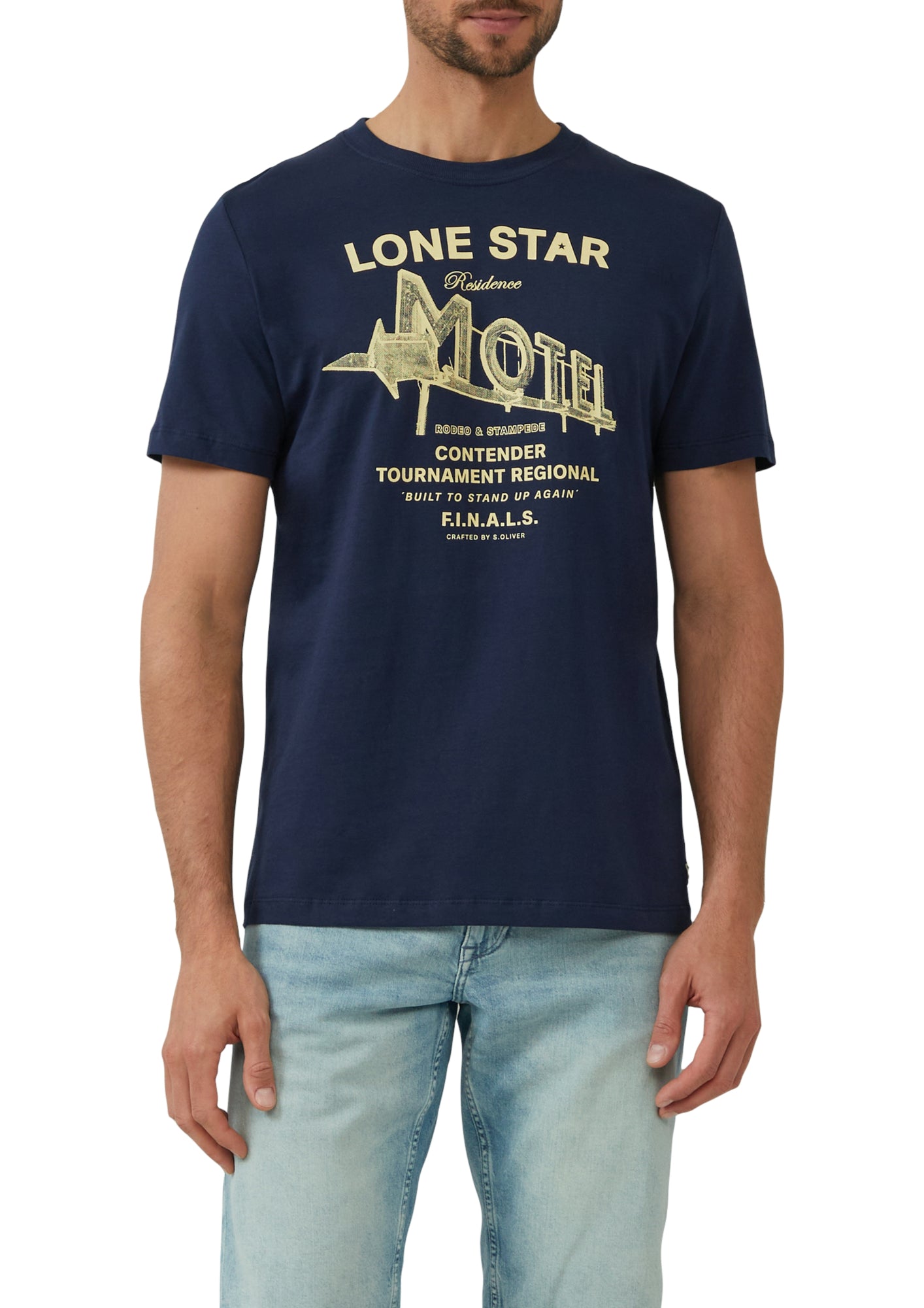 s.Oliver T-Shirts  blau