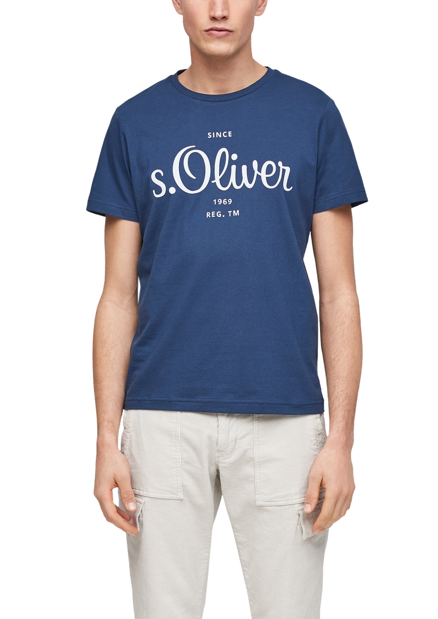 s.Oliver T-Shirts  blau