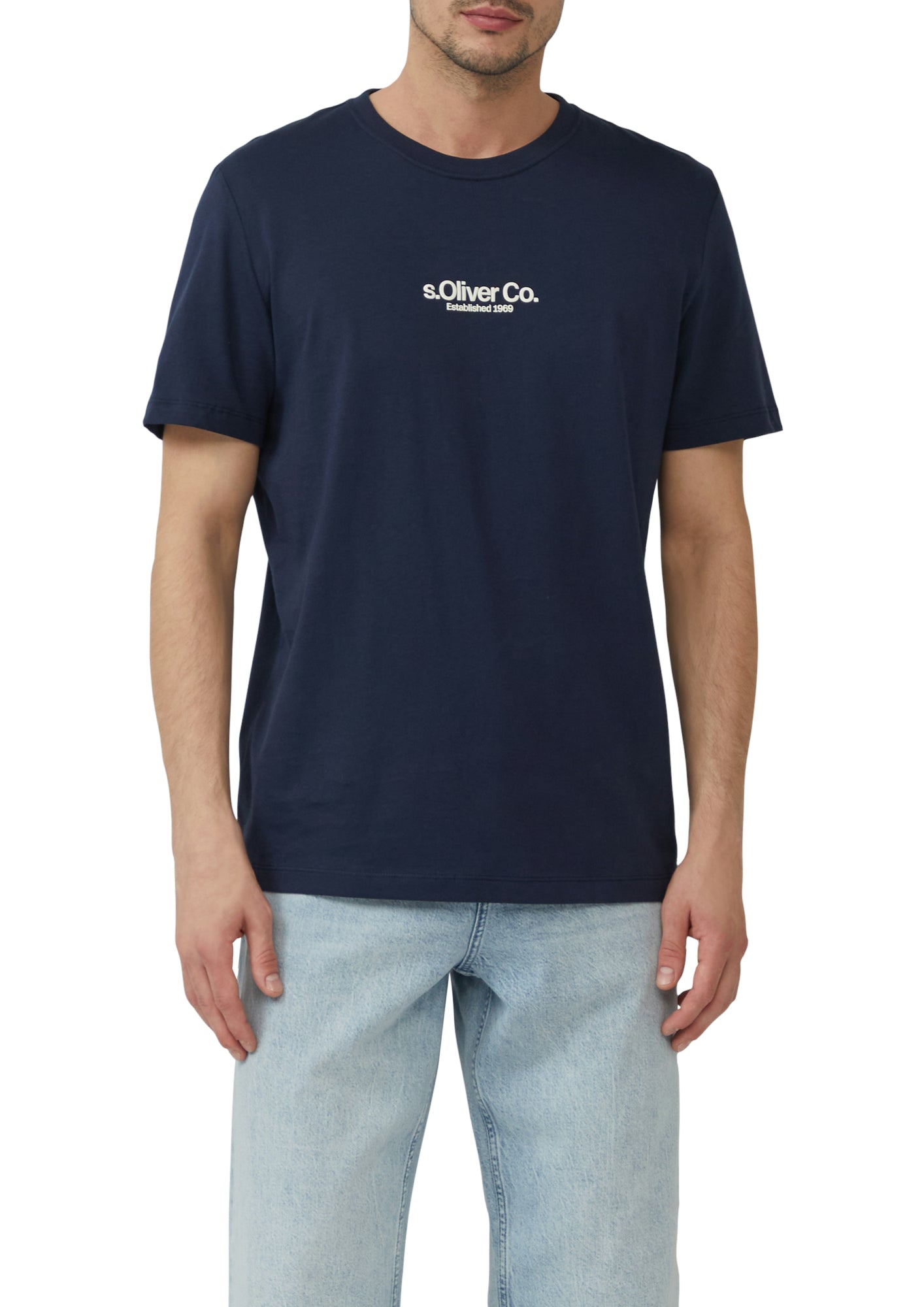 s.Oliver T-Shirts  dunkelblau