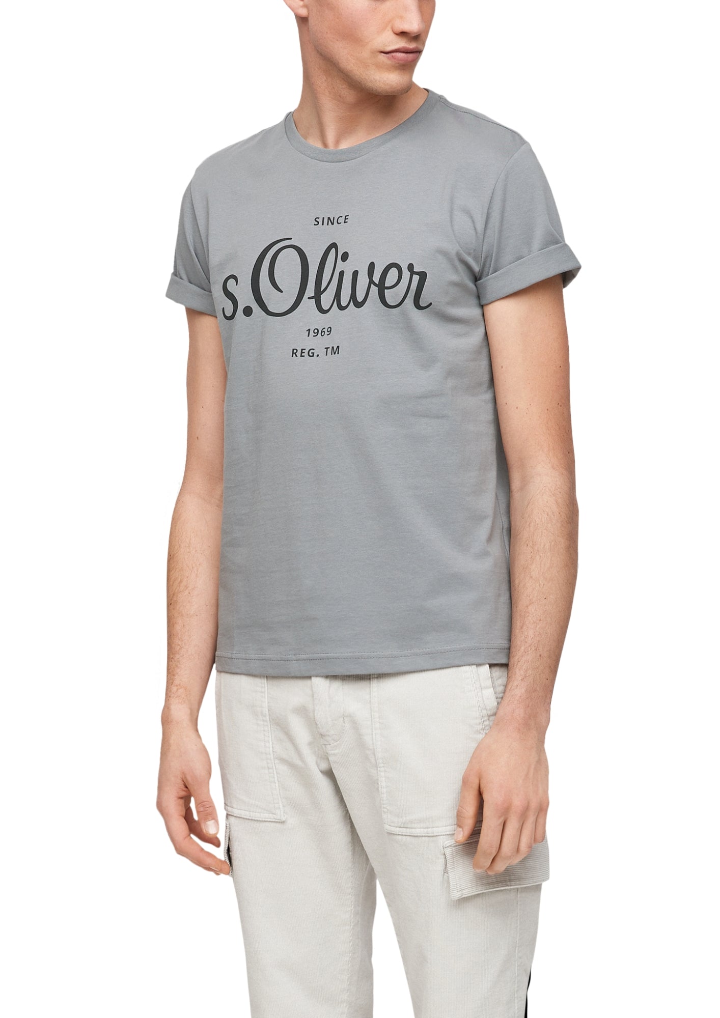 s.Oliver T-Shirts  grau