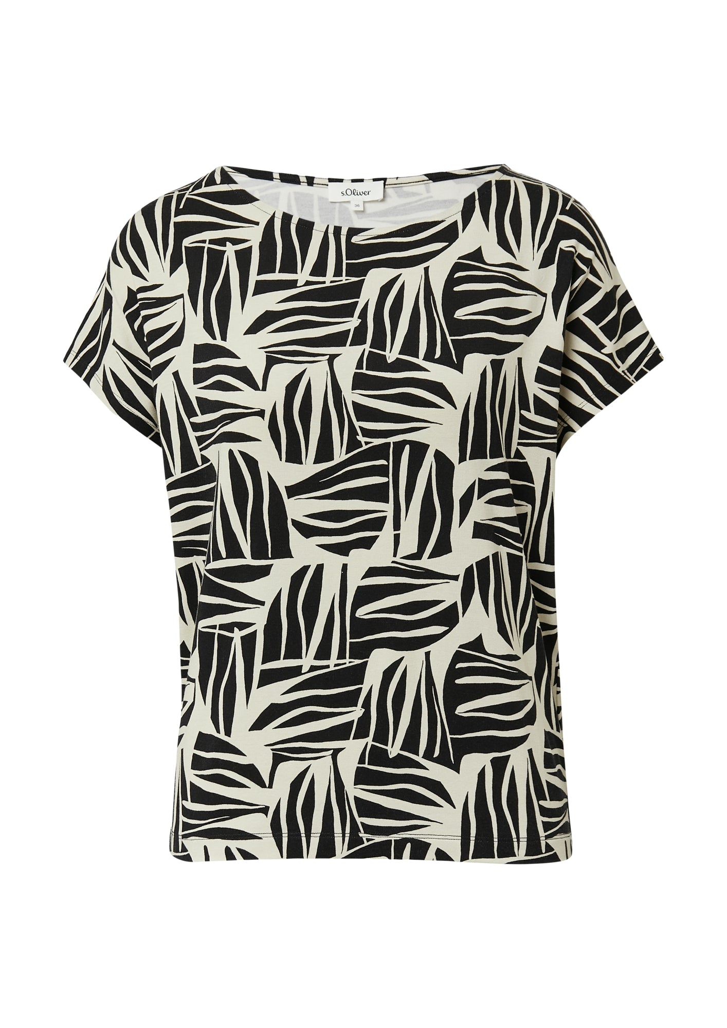s.Oliver T-Shirts  schwarz