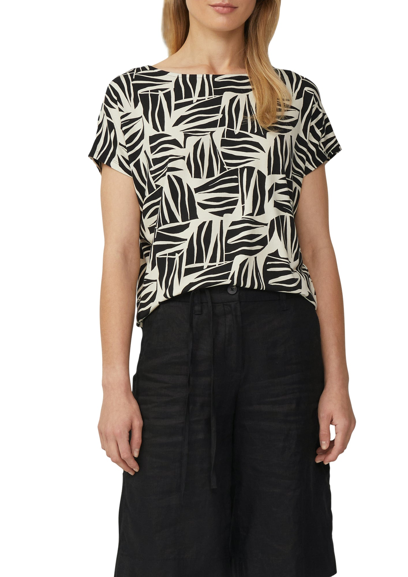 s.Oliver T-Shirts  schwarz