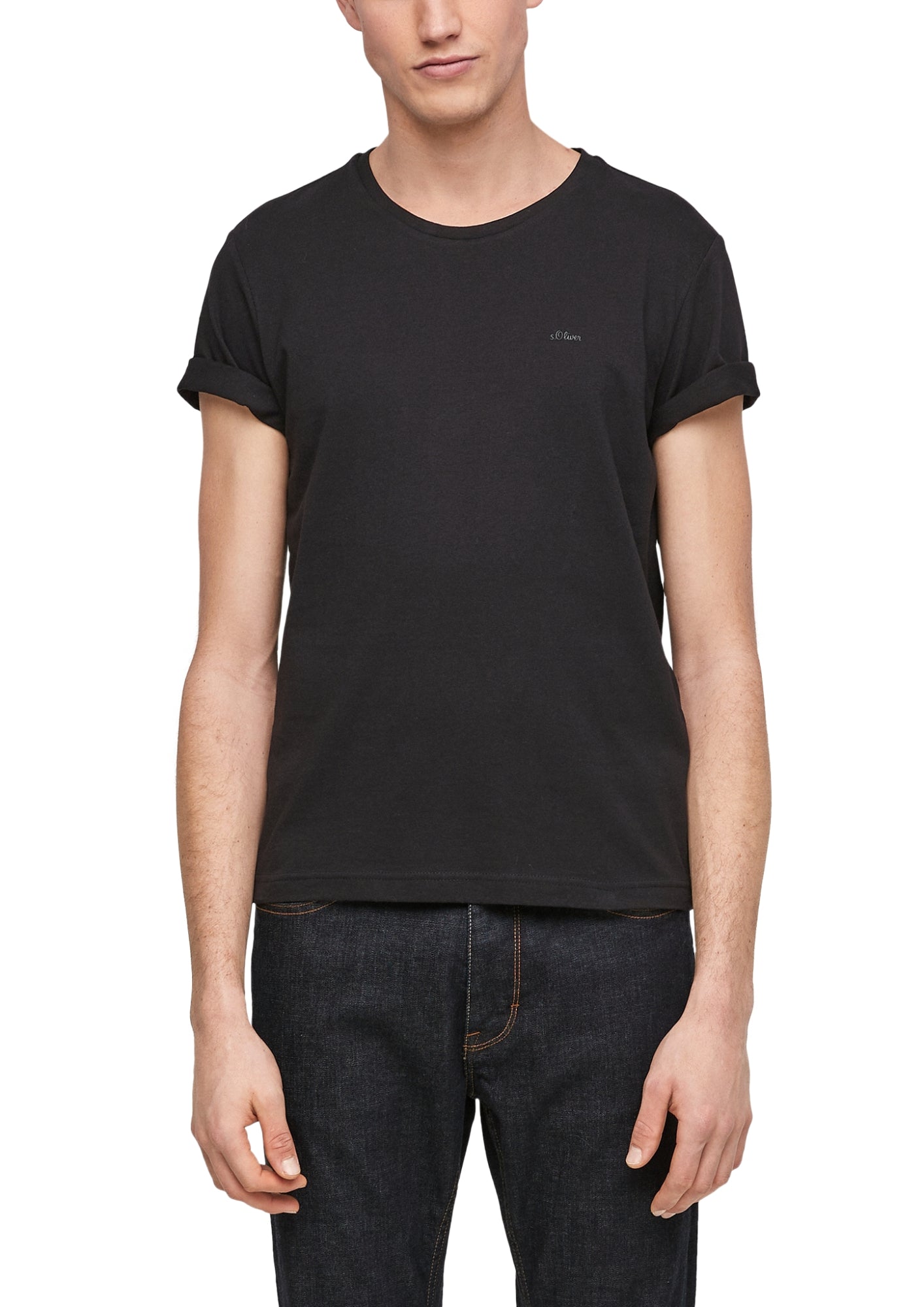 s.Oliver T-Shirts  schwarz