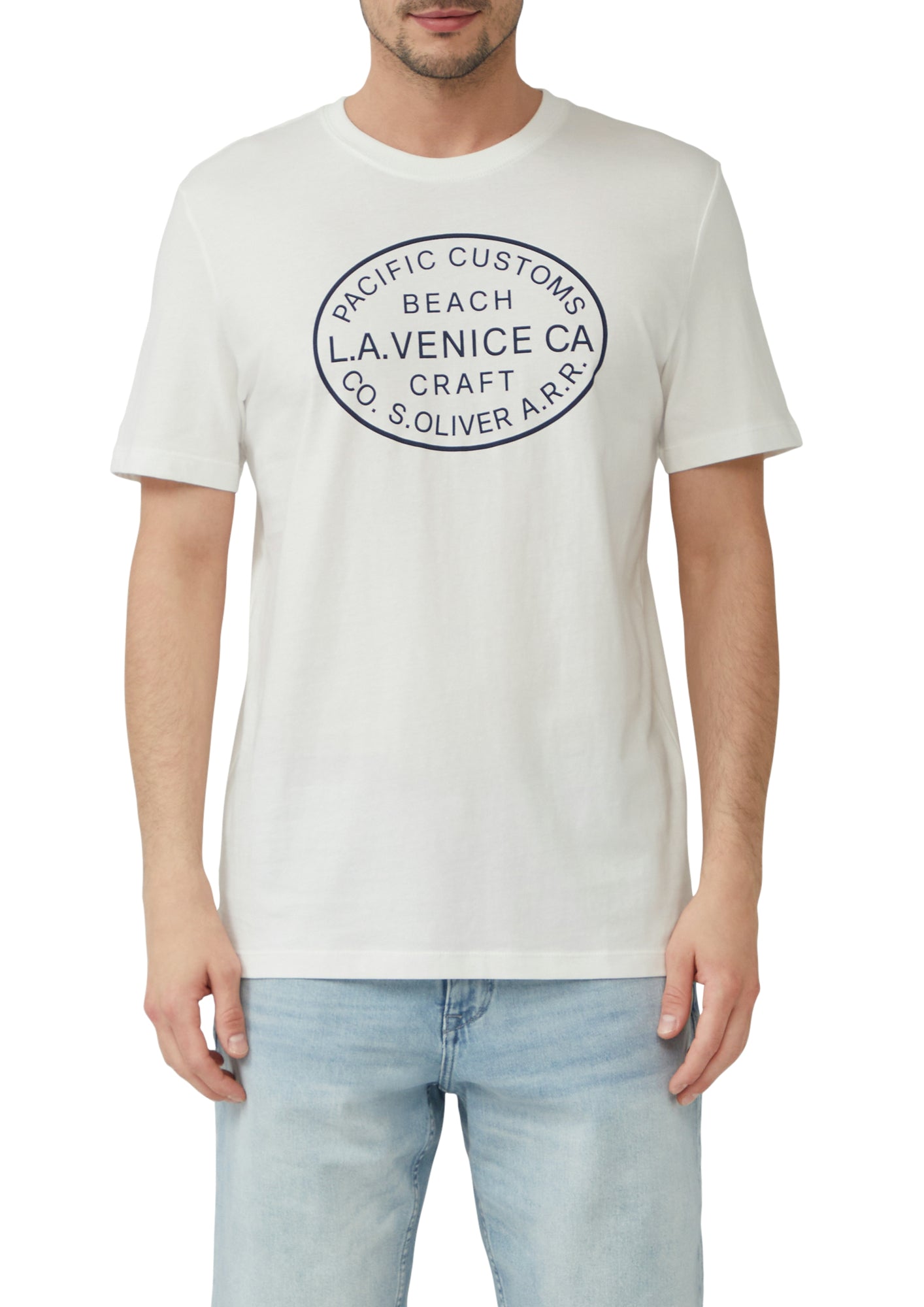 s.Oliver T-Shirts  weiß
