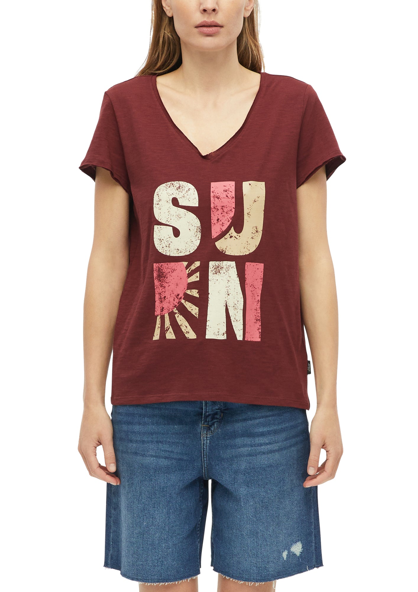 s.Oliver T-Shirts  rot