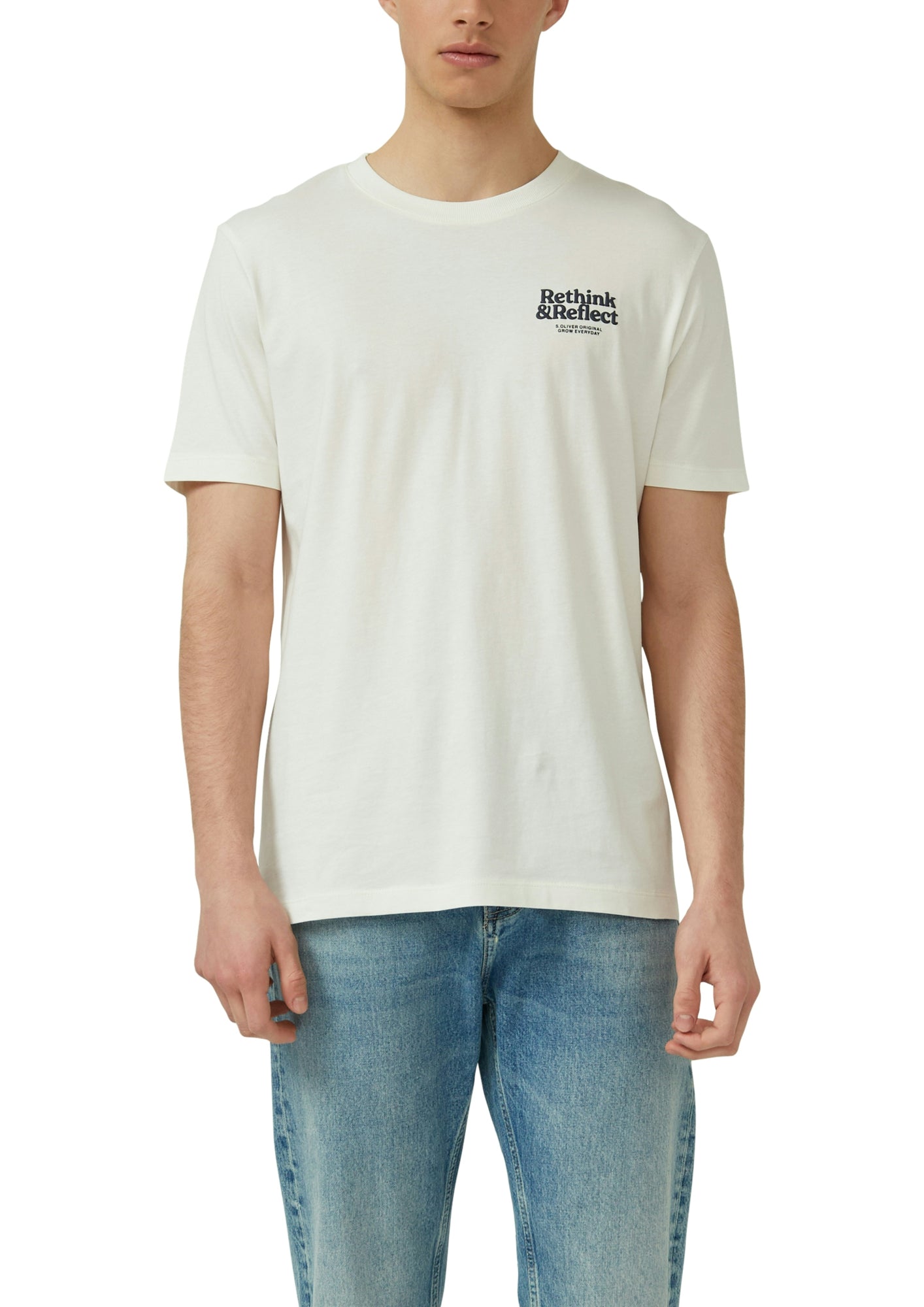 s.Oliver T-Shirts  weiß