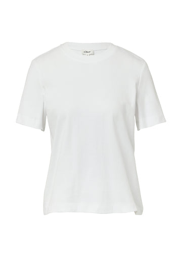 T-Shirt aus Interlockjersey