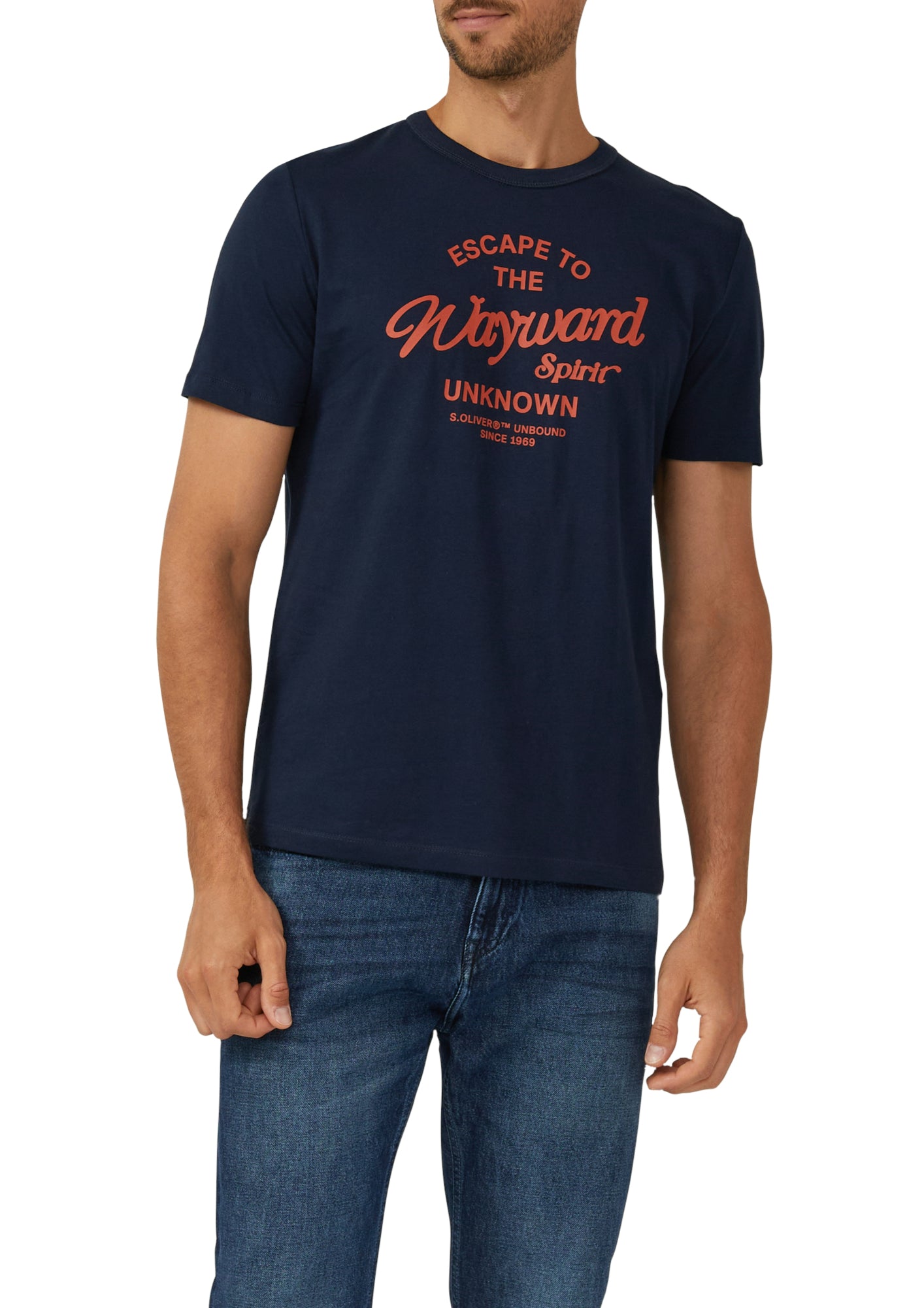 s.Oliver T-Shirts  blau