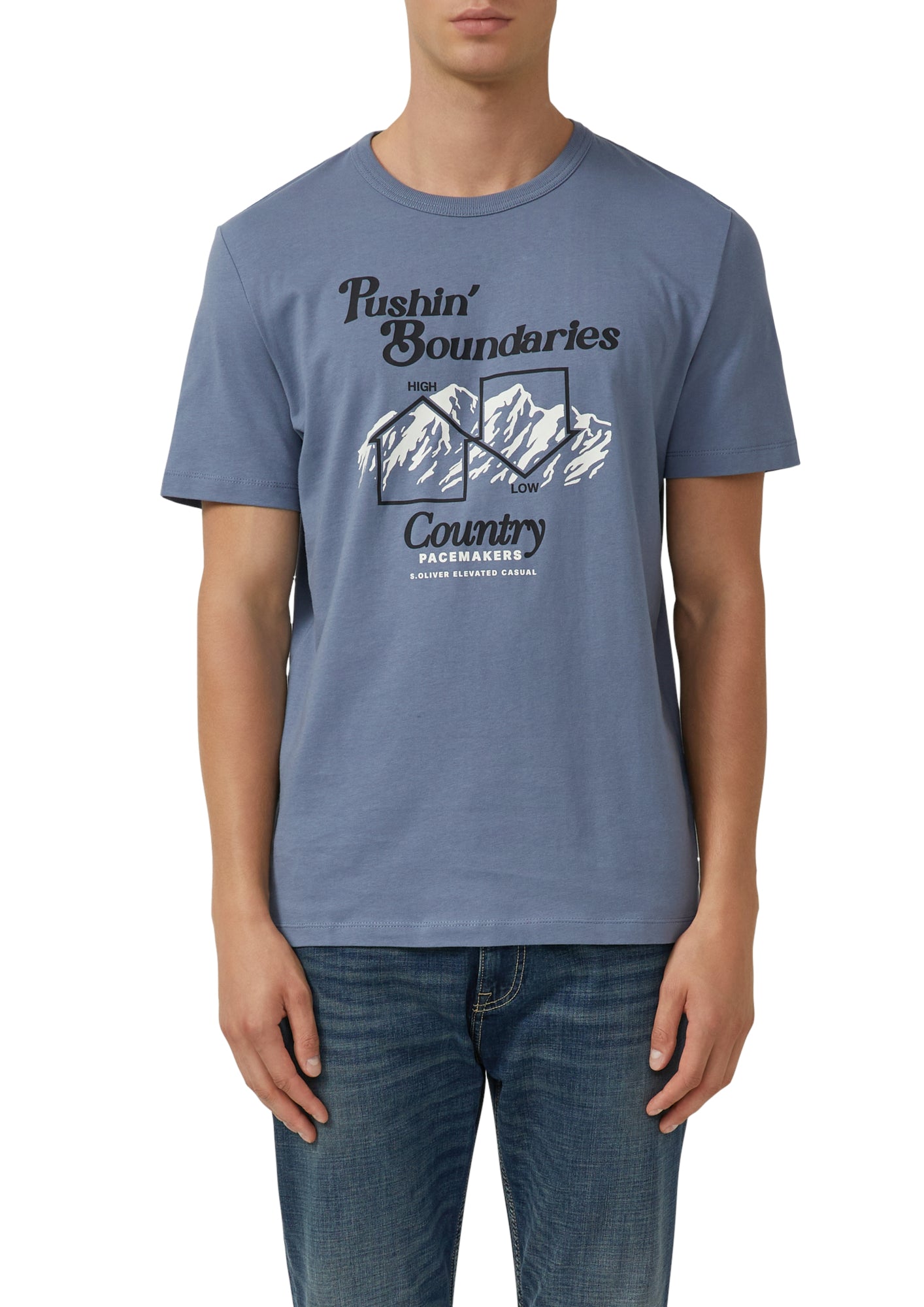 s.Oliver T-Shirts  hellblau