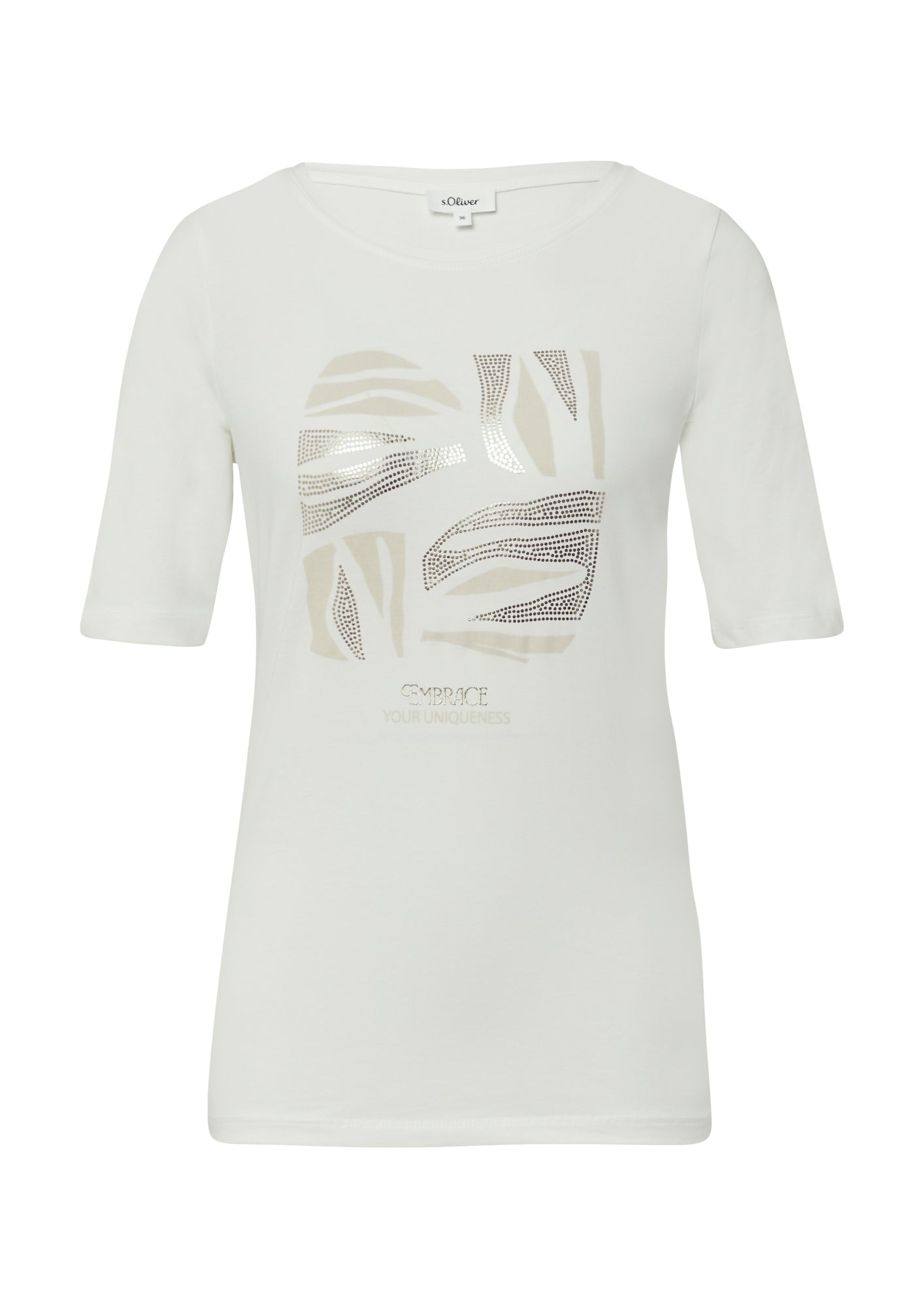 s.Oliver T-Shirts  weiß
