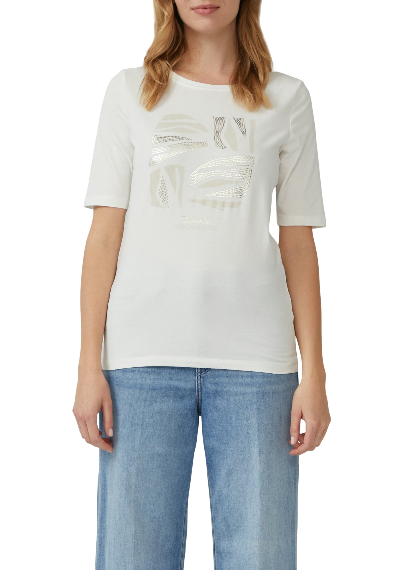 s.Oliver T-Shirts  weiß