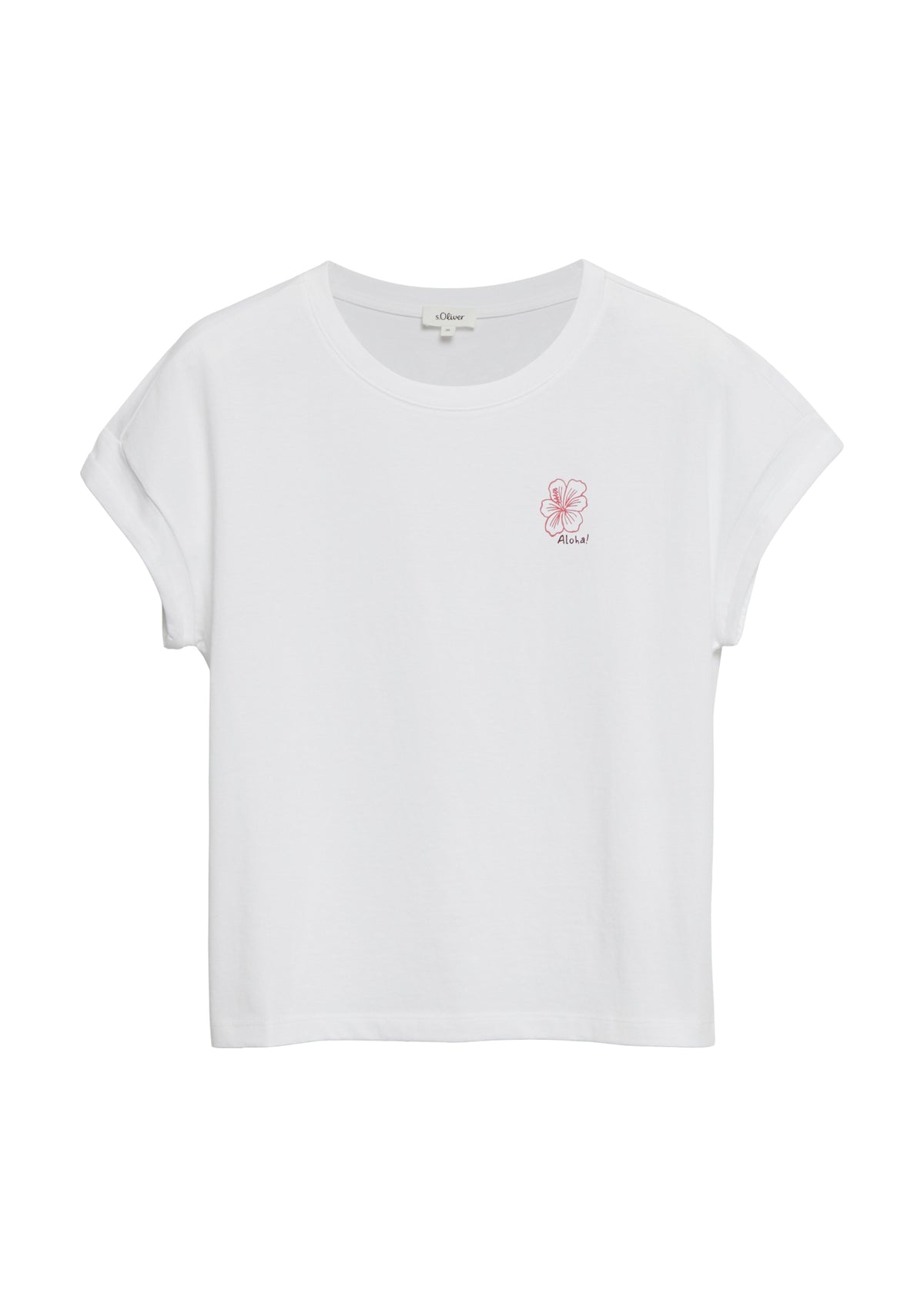 s.Oliver T-Shirts  weiß