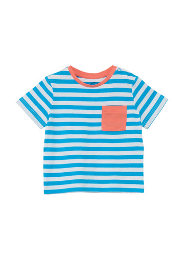 T-Shirt mit Kontrast-Details
