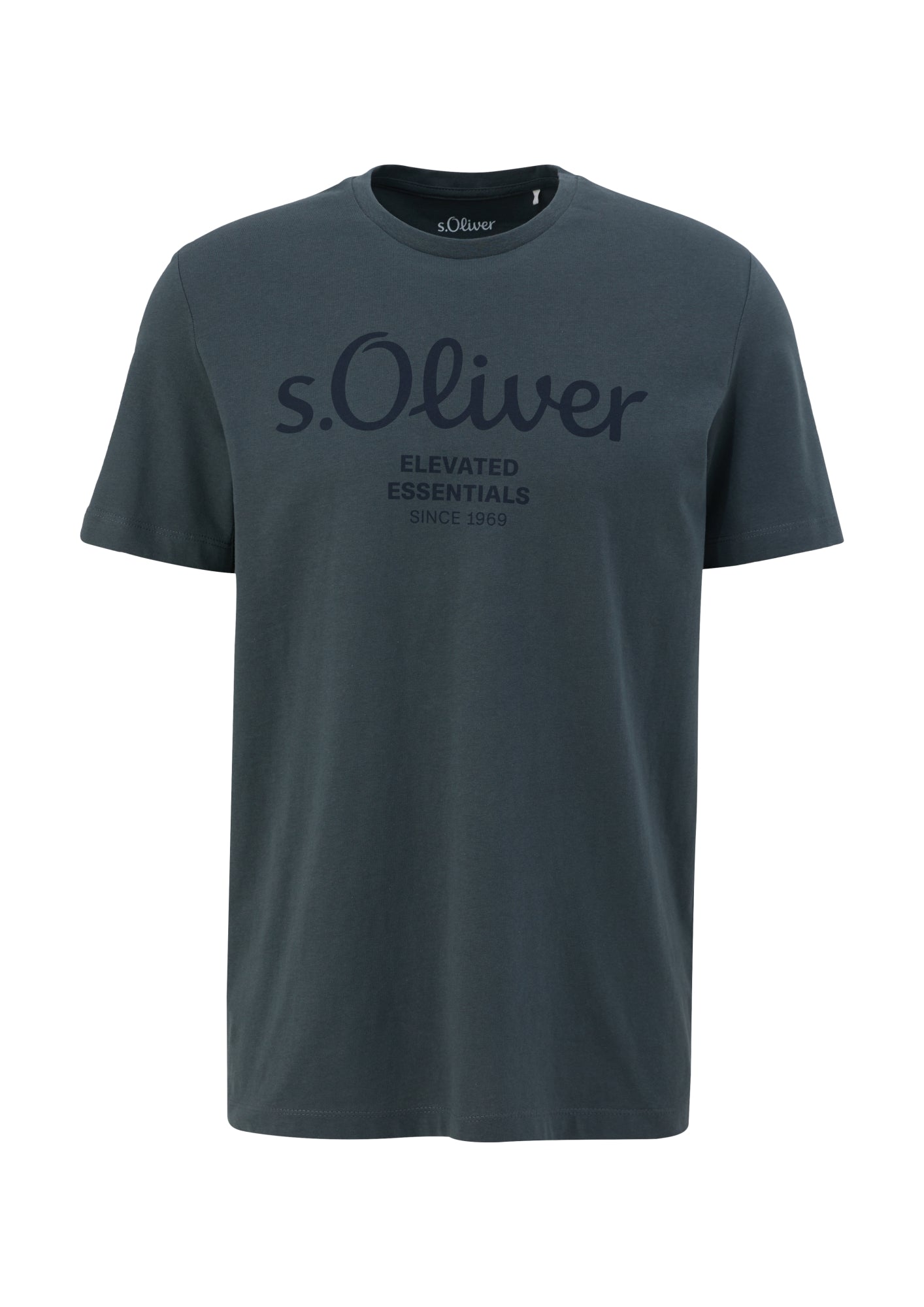 s.Oliver T-Shirts  dunkelgrau