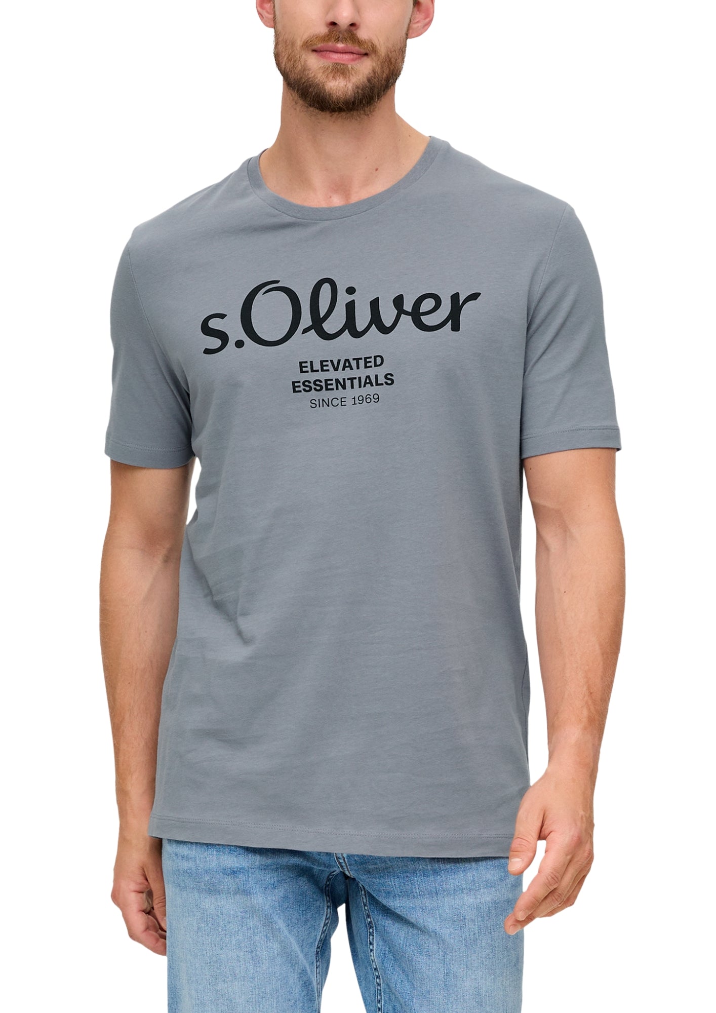 s.Oliver T-Shirts  hellgrau