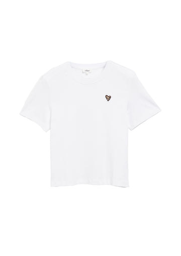T-Shirt mit Leo-Herz