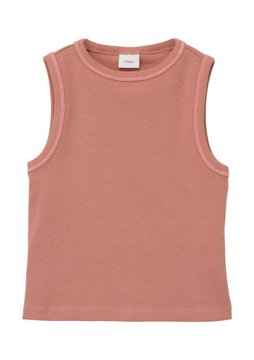 Tanktop mit Ziernähten