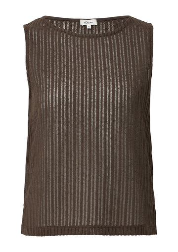 Transparentes Jersey-Top