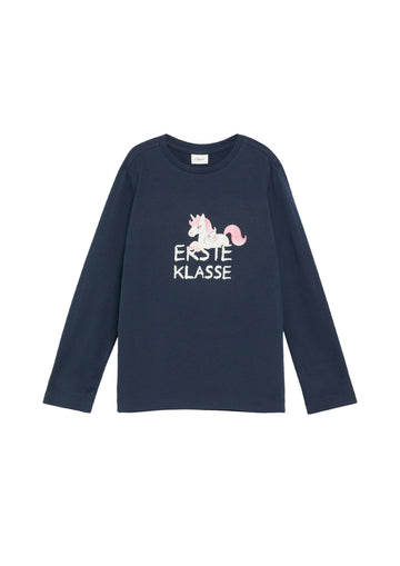 Unisex T-Shirt mit mehrfarbigem Effektprint