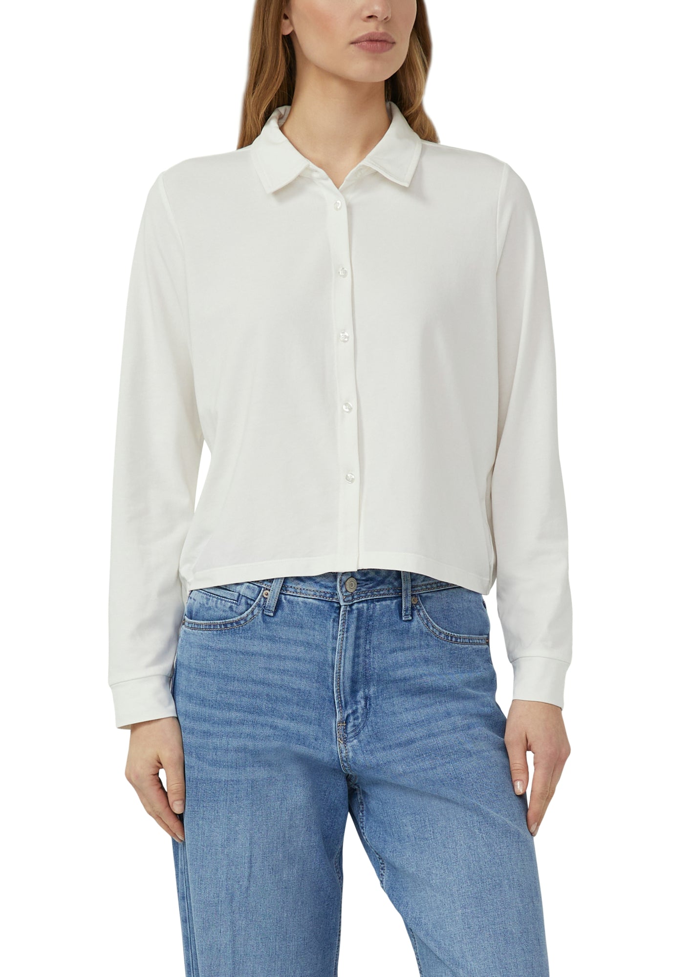 s.Oliver Langarmshirts  creme