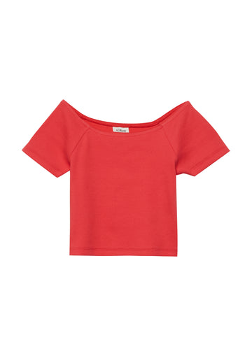 Verkürztes Ripp-Shirt