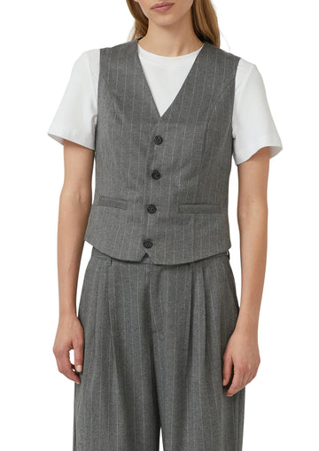 Weste mit Nadelsteifen