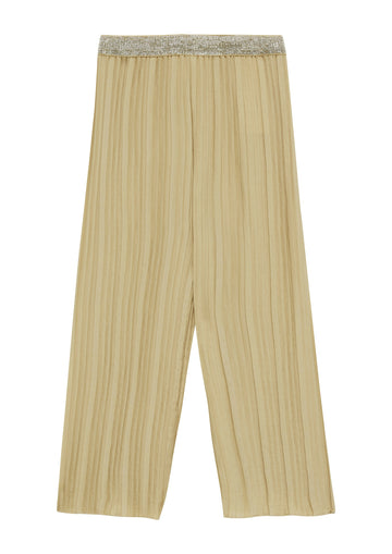 Wide-Leg-Hose aus Plissee
