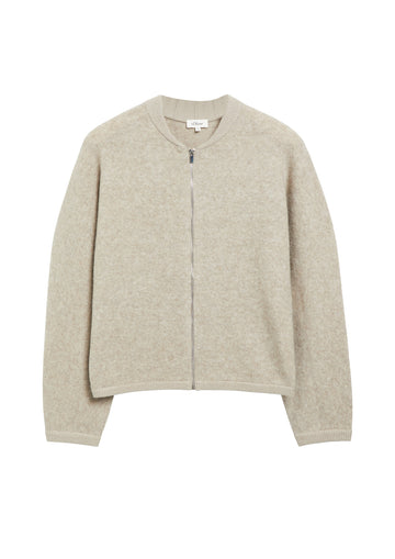 Wollmix-Strickjacke im Relaxed Fit