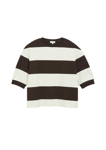 s.Oliver Gestreiftes Sweatshirt mit Rippblende