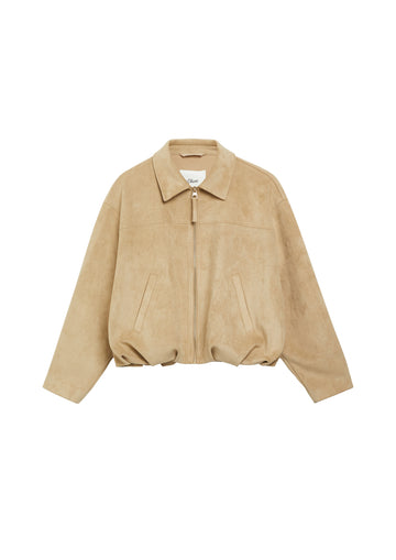 s.Oliver Jacke in Veloursleder-Optik