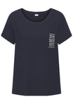 s.Oliver Pyjamashirts  dunkelblau