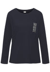 s.Oliver Pyjamashirts  dunkelblau