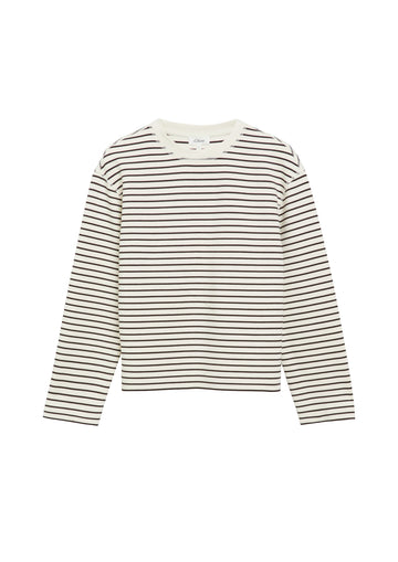 s.Oliver Sweatshirt aus Scuba-Jersey mit Ringelmuster